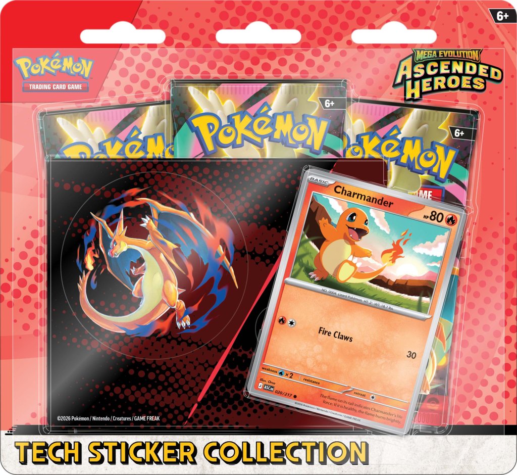 Pokémon TCG: Mega Evolution—Ascended Heroes Tech Sticker Collection