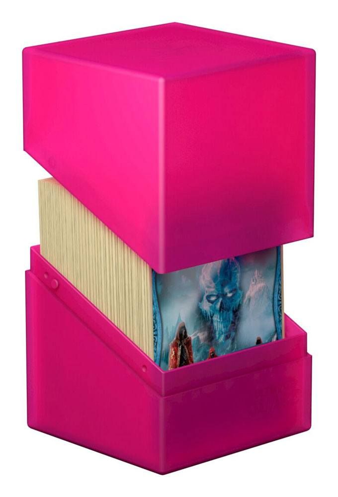 Sarung Dek Boulder Pengawal Tertinggi 100+ Kotak Dek Rhodonit Saiz Standard