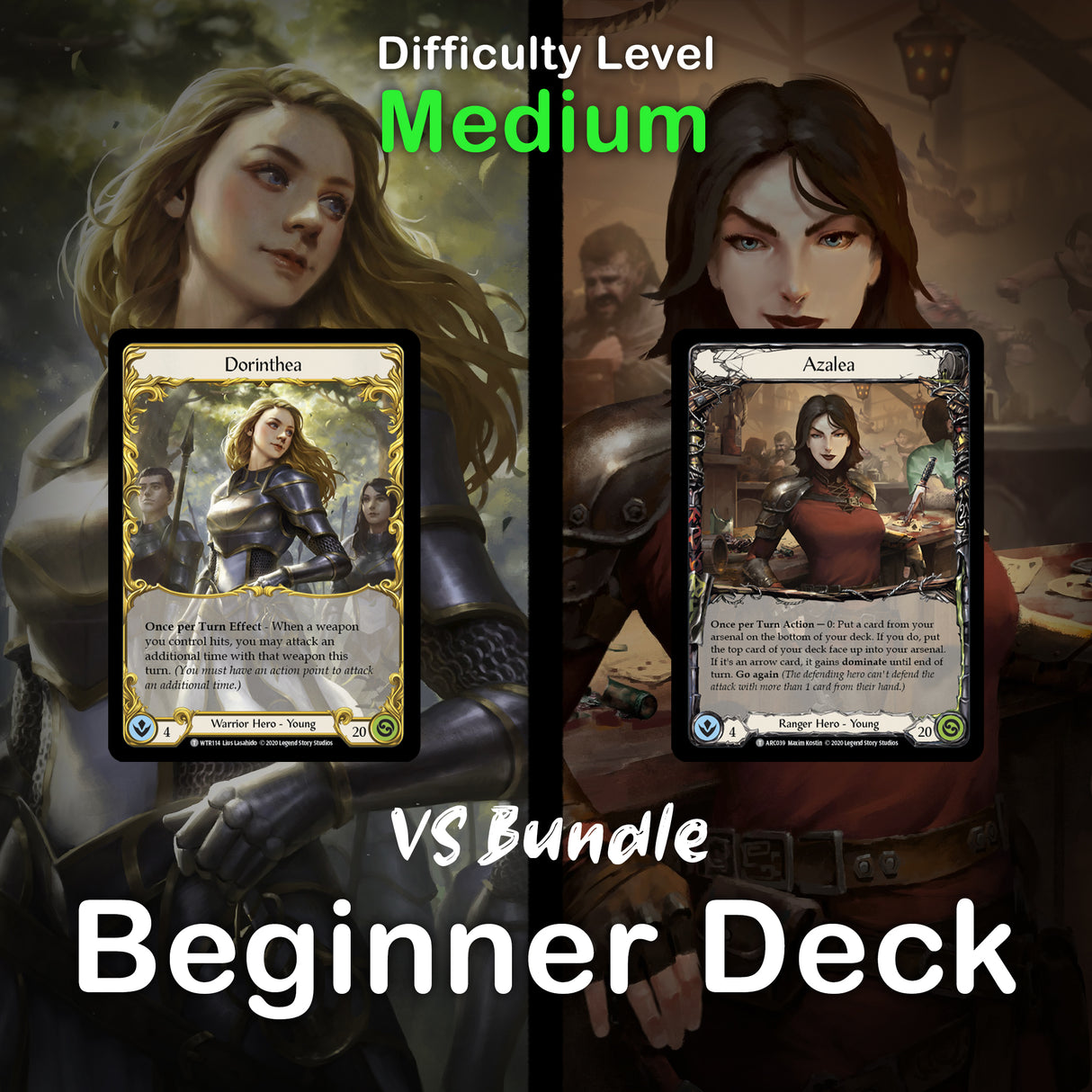 Flesh & Blood TCG Beginner Deck Bundle: Dorinthea vs Azalea