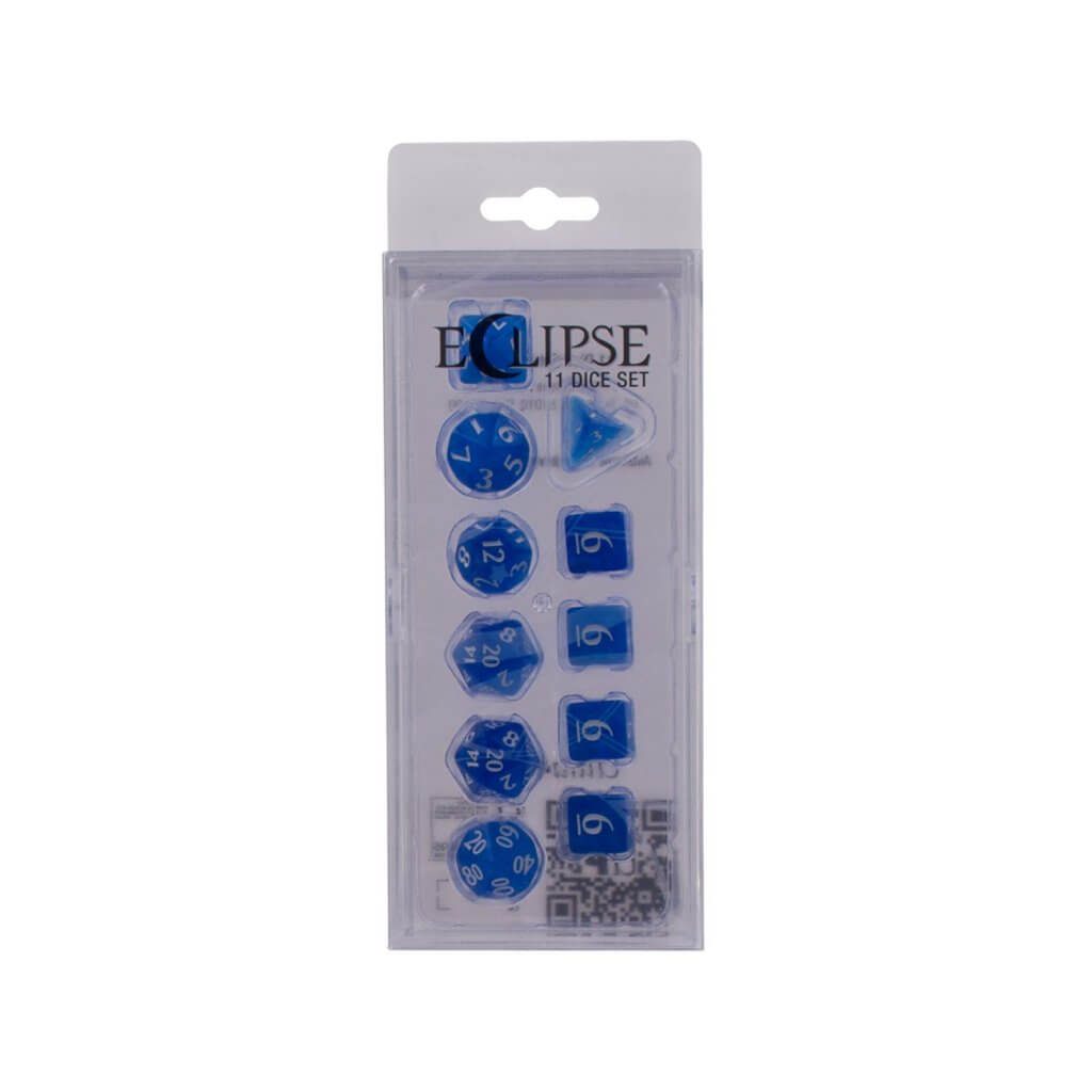 Ultra Pro Eclipse 11 Dice Set: Pacific Blue