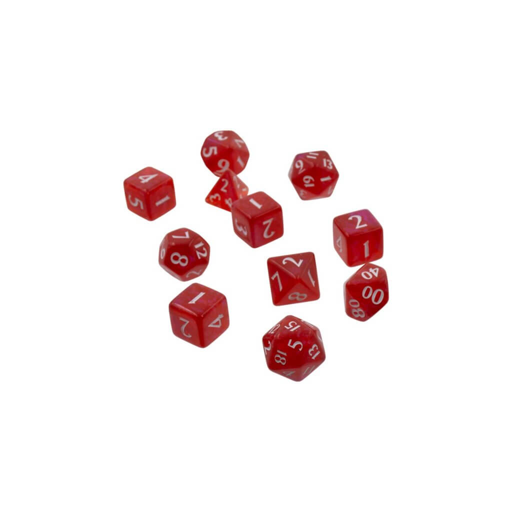 Ultra Pro Eclipse 11 Dice Set: Apple Red