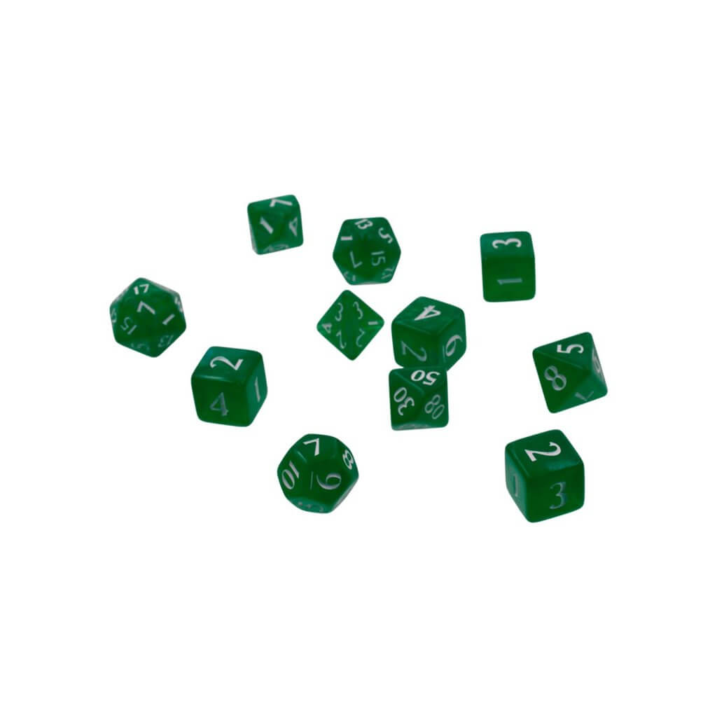 Ultra Pro Eclipse 11 Dice Set: Forest Green