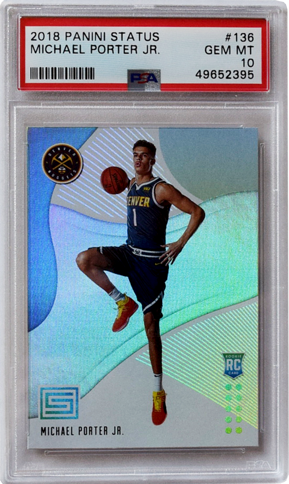 Status Panini 2018 | #136 Michael Porter Jr. PSA 10 Permata Mint