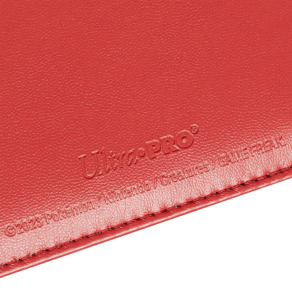 Ultra Pro Pokémon TCG: Premium Red Snap Binder - 4 Pocket