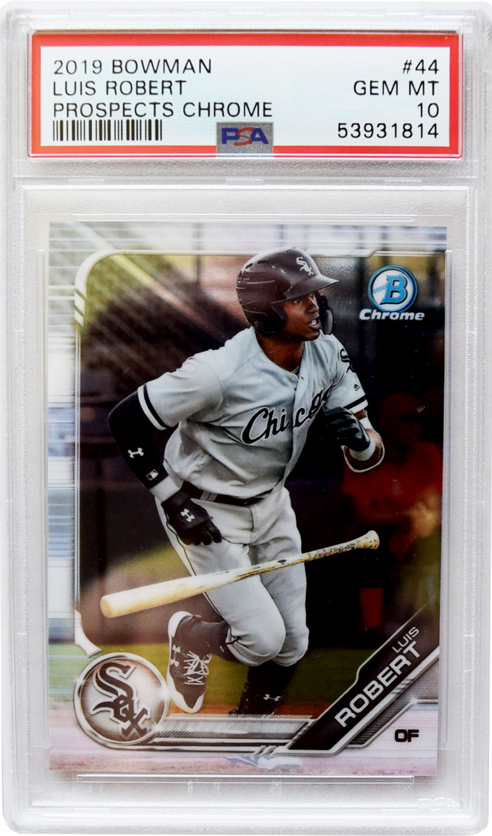 2019 Bowman - Prospects Chrome - #44 Luis Robert PSA 10 GEM MT