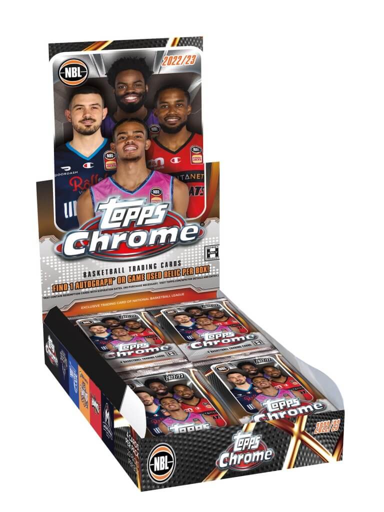 Kad Bola Keranjang NBL TOPPS 2023 - Kotak Penggalak Chrome