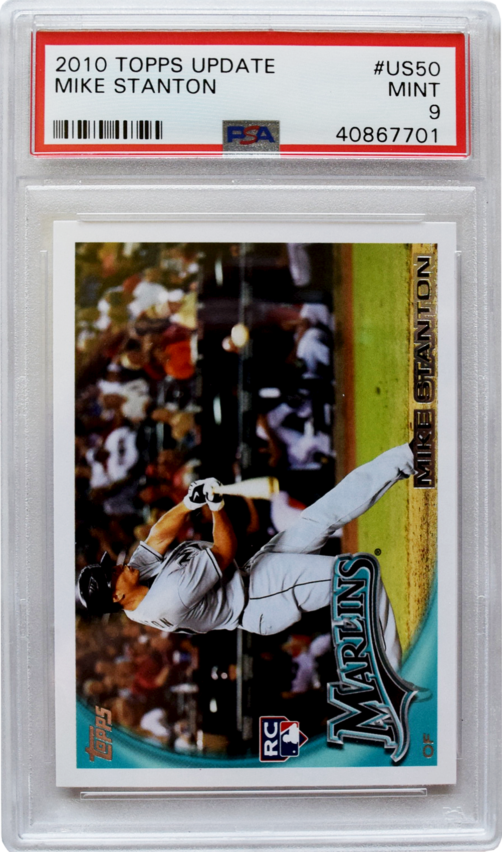 2010年トップス |更新 | #US50 マイク・スタントン PSA 9 ミント