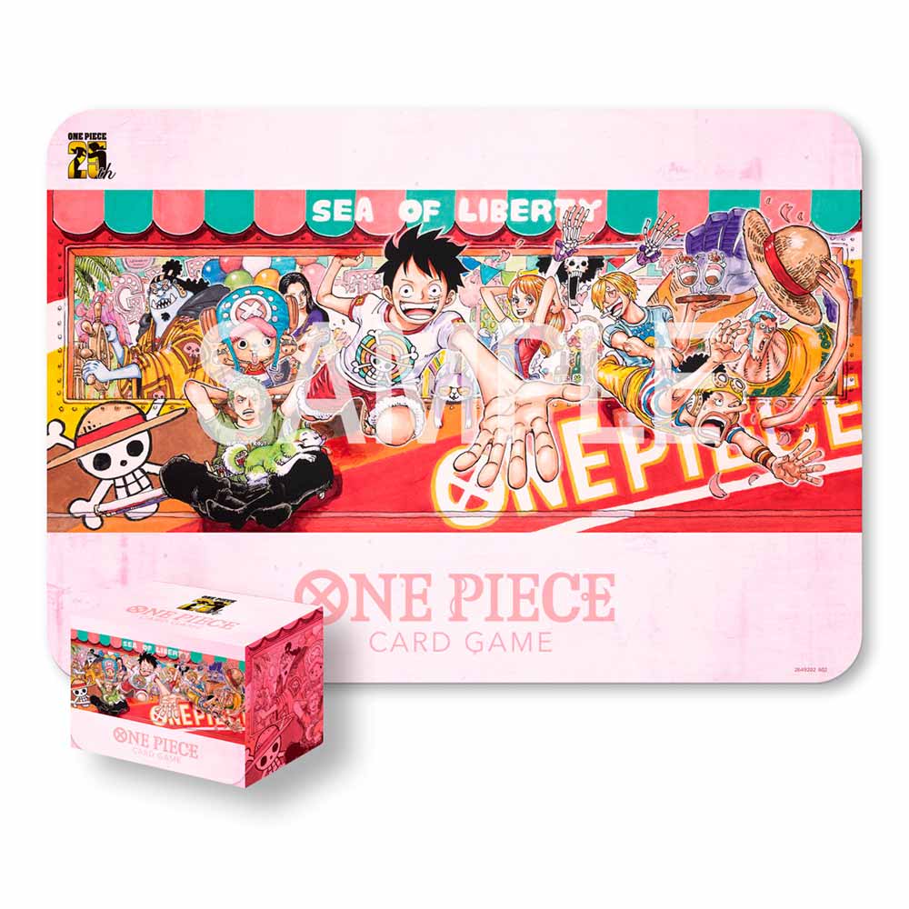 One Piece TCG: Playmat & SCard Case Set - 25th Edition