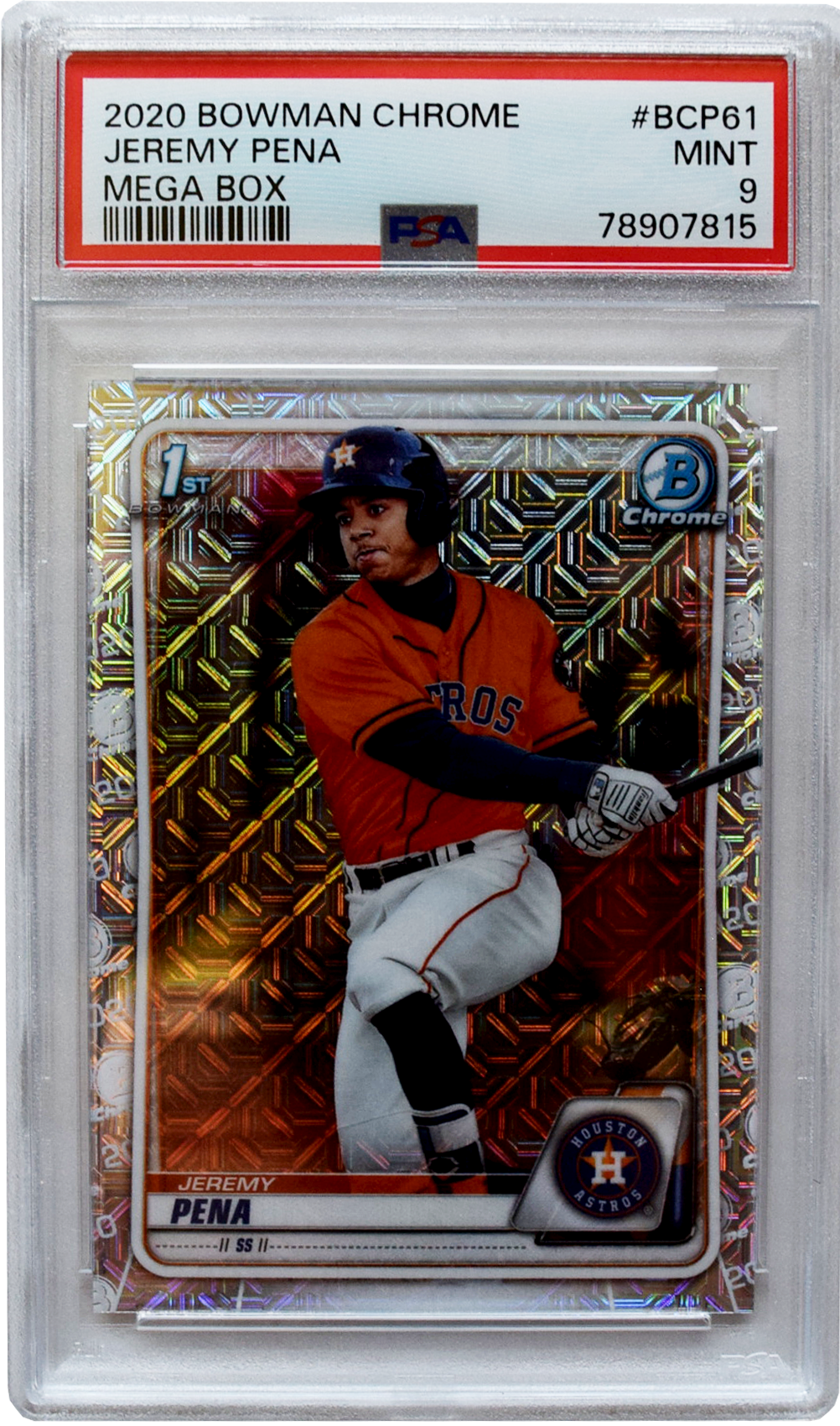 2020 ボーマン クローム |メガボックス | #BCP61 ジェレミー・ペナ PSA 9 ミント