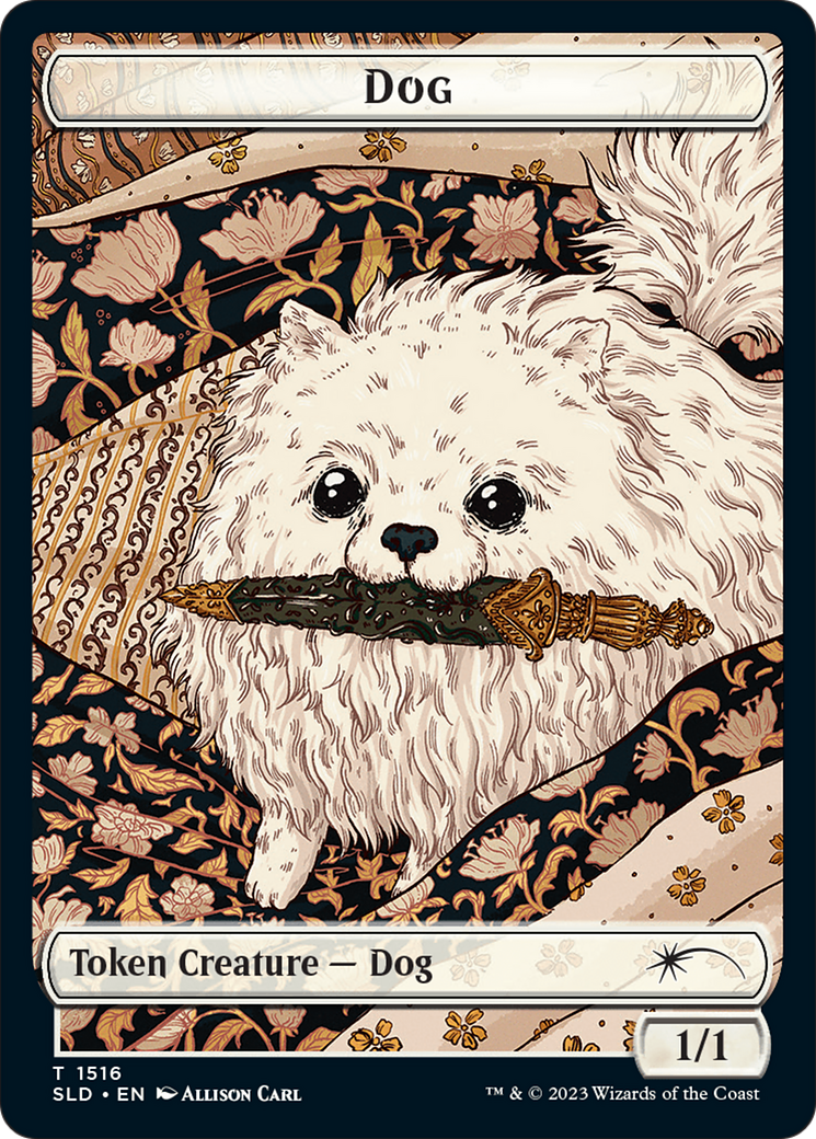 Dog // Cat Double-Sided Token [Secret Lair Commander Deck: Raining Cat