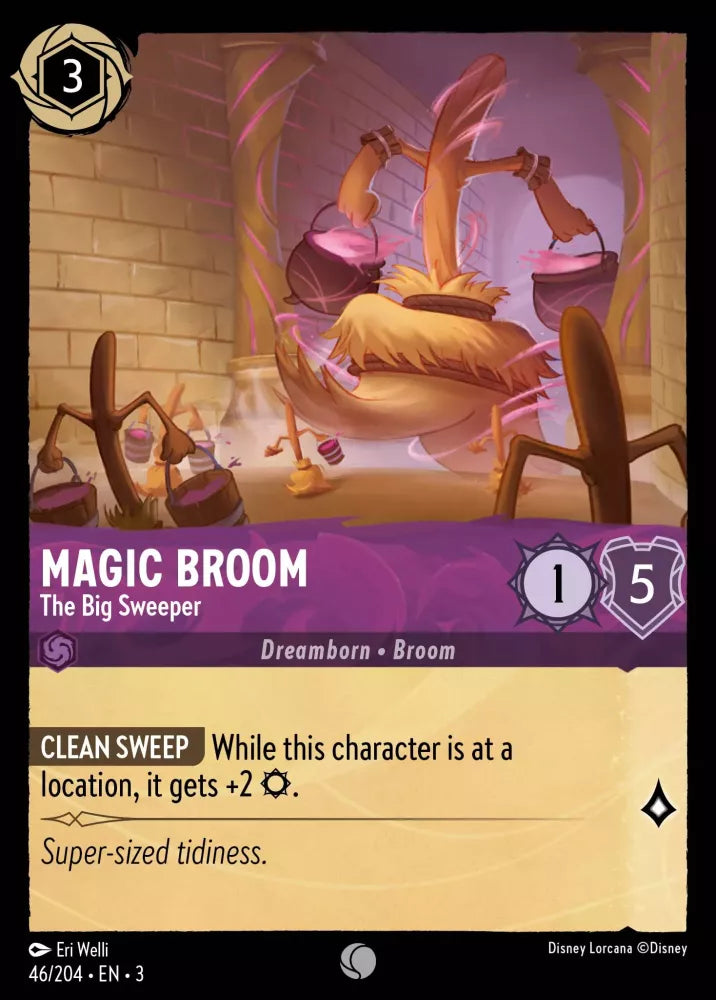 Magic Broom - The Big Sweeper (46/204) -  Into the Inklands