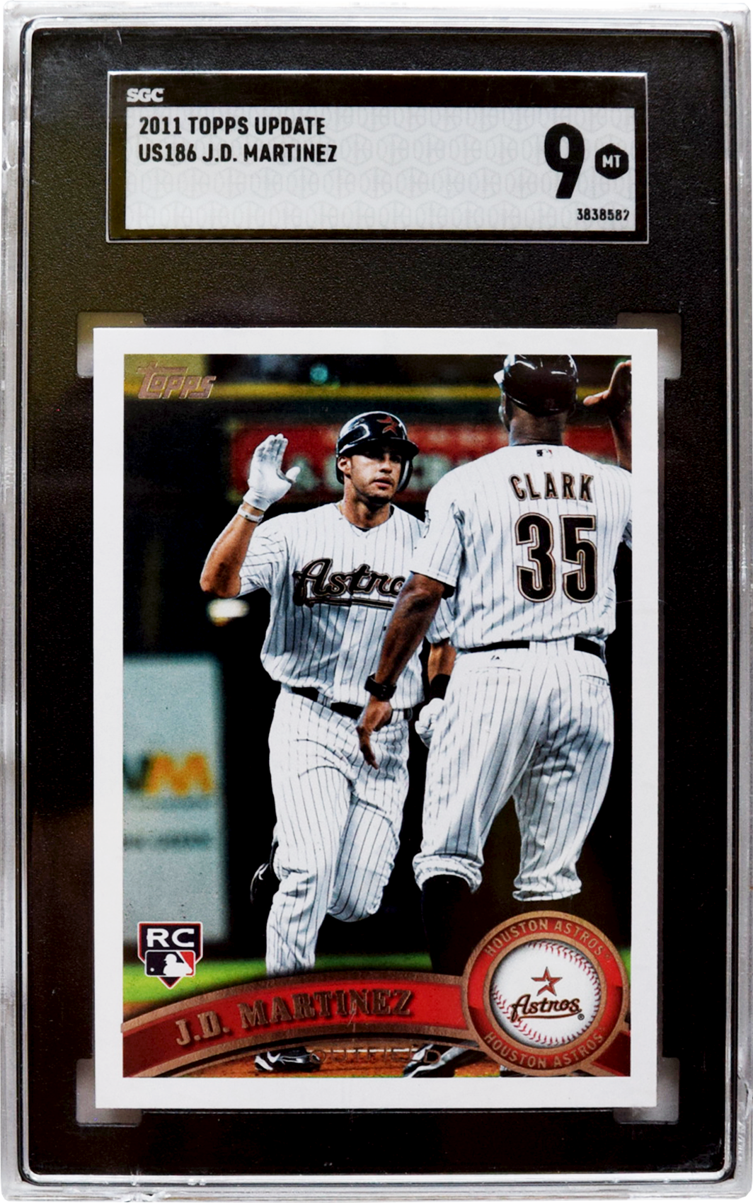 2011 Topps - Update - #US186 J.D. Martinez SGC 9 MT