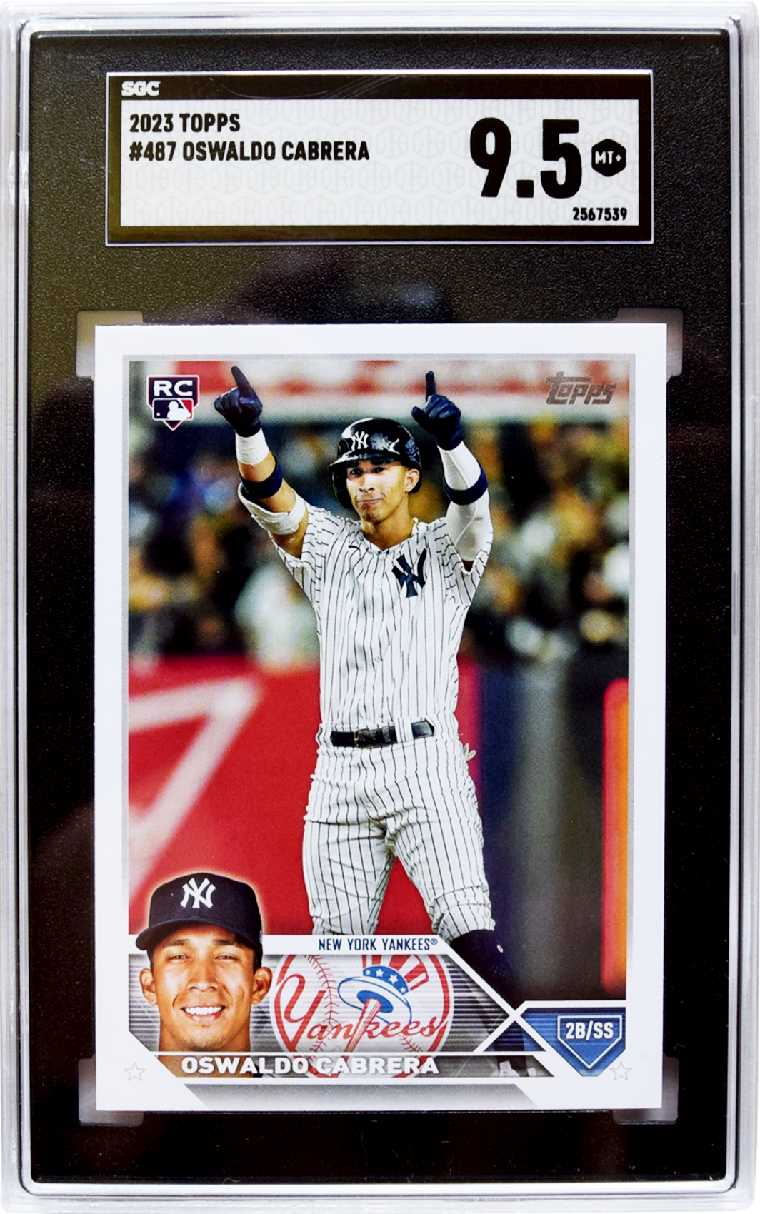 2023年トップス | #487 オズワルド カブレラ SGC 9.5 MT+