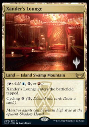 Xander's Lounge (Promo Pack) - Streets of New Capenna (Foil)