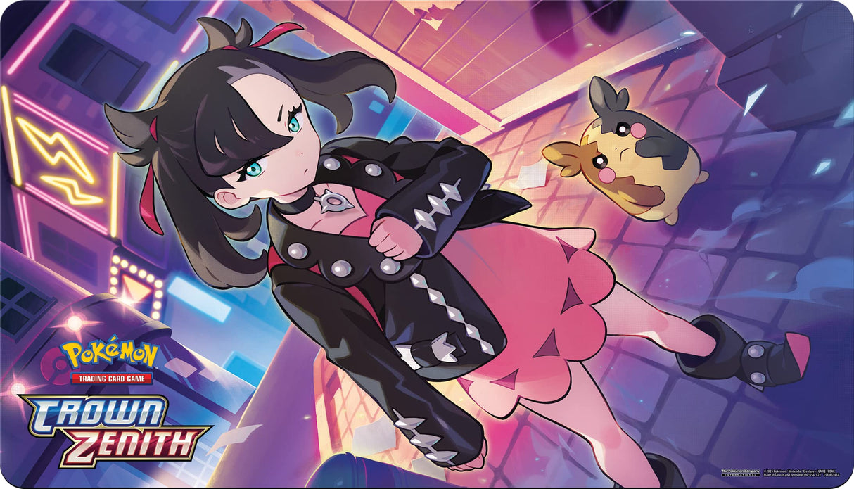 Pokémon TCG: Crown Zenith Marnie & Morpeko Playmat