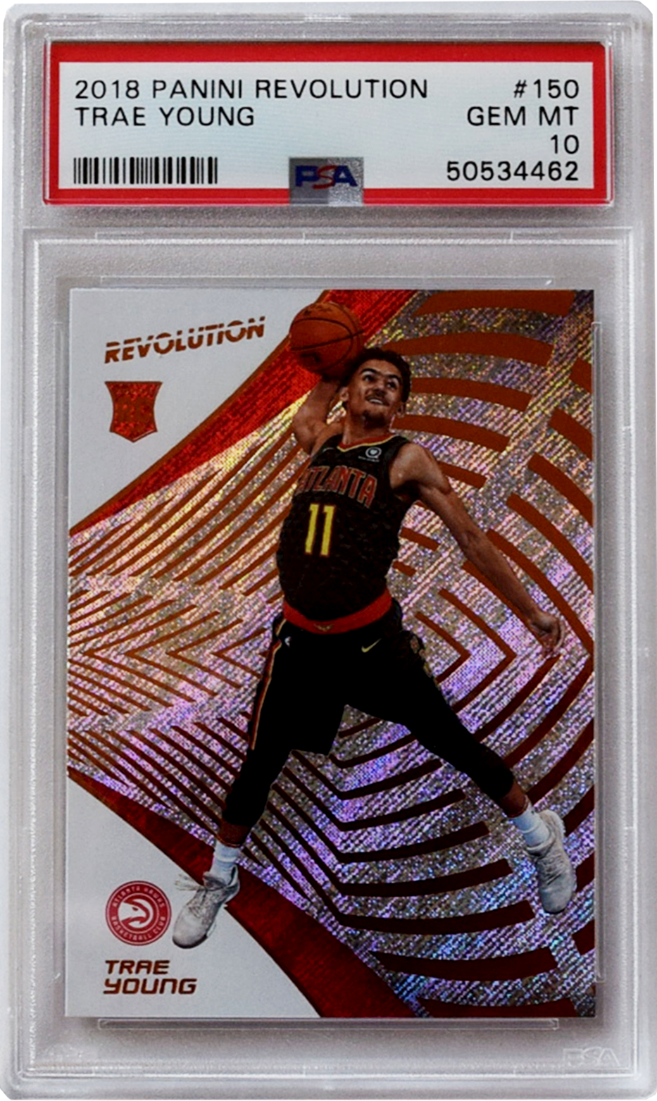 Revolusi Panini 2018 | #150 Trae Young PSA 10 Permata Pudina