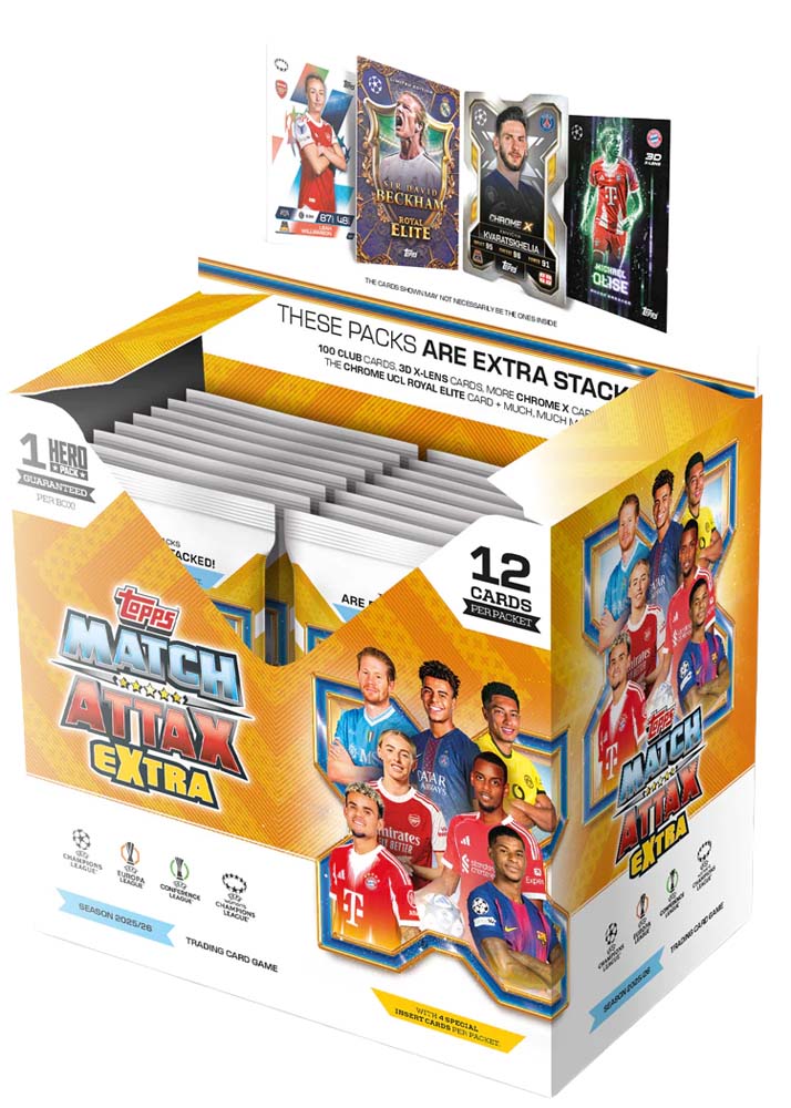 Topps UCC Match Attax EXTRA Champions League 2025/2026 Edition Trading Card Pack