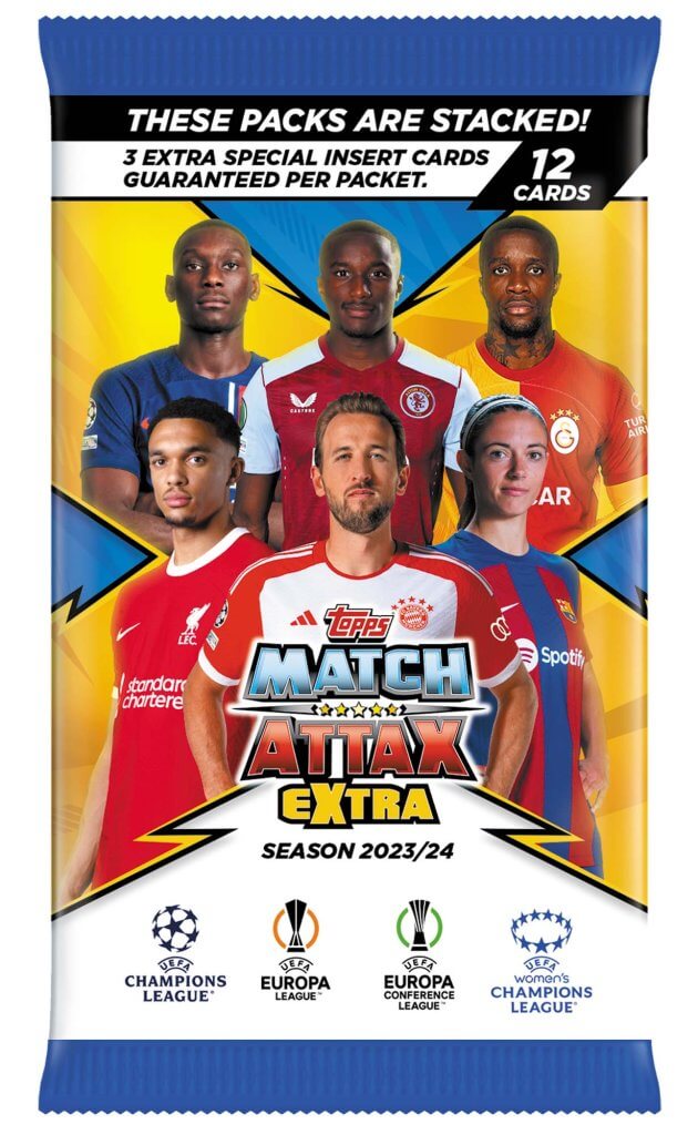UEFA Match Attax EXTRA Champions League 2023/2024 Edition Trading Card Pack
