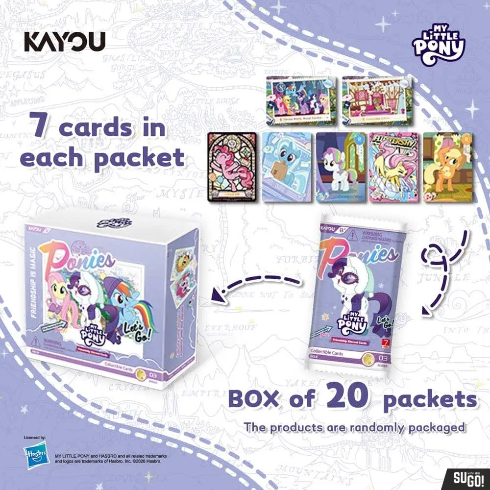 Kayou My Little Pony Friendship Eternal Fun Moments Foil Pack Series 3 Booster Pack