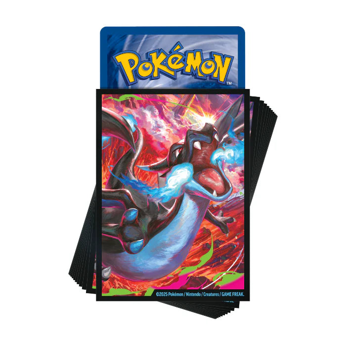 Pokémon - Deck Protector 65ct Sleeves - Mega Charizard X ex