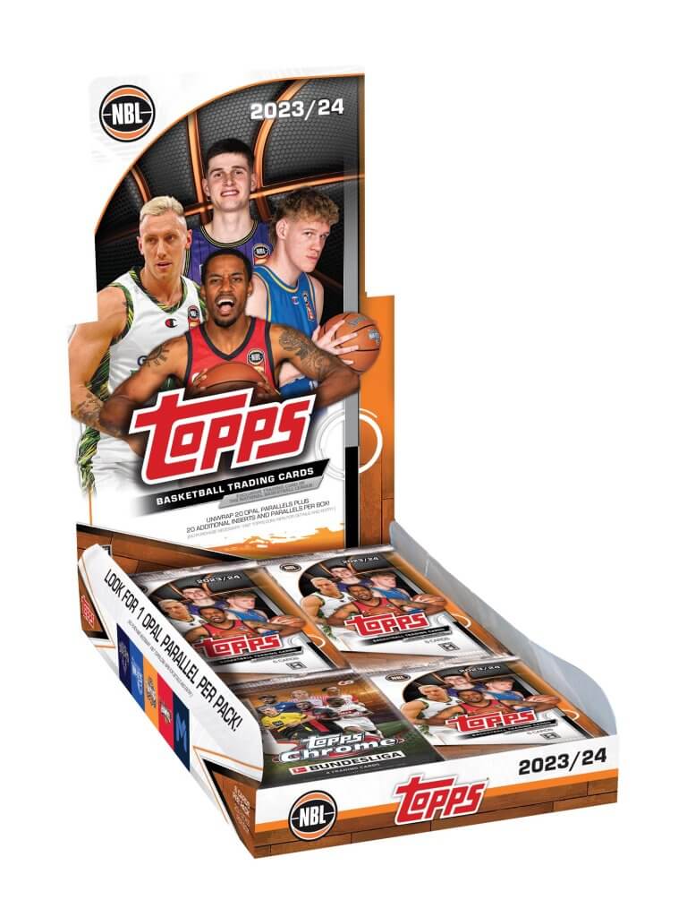 TOPPS 2023-24 NBL Basketball Cards - Chrome Booster Box