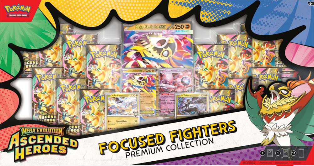 Pokémon TCG: Mega Evolution - Ascended Heroes Focused Fighters Premium Collection