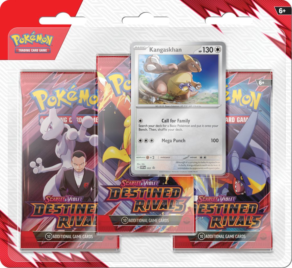 Pokémon TCG: Scarlet & Violet Destined Rivals Three Booster Blister