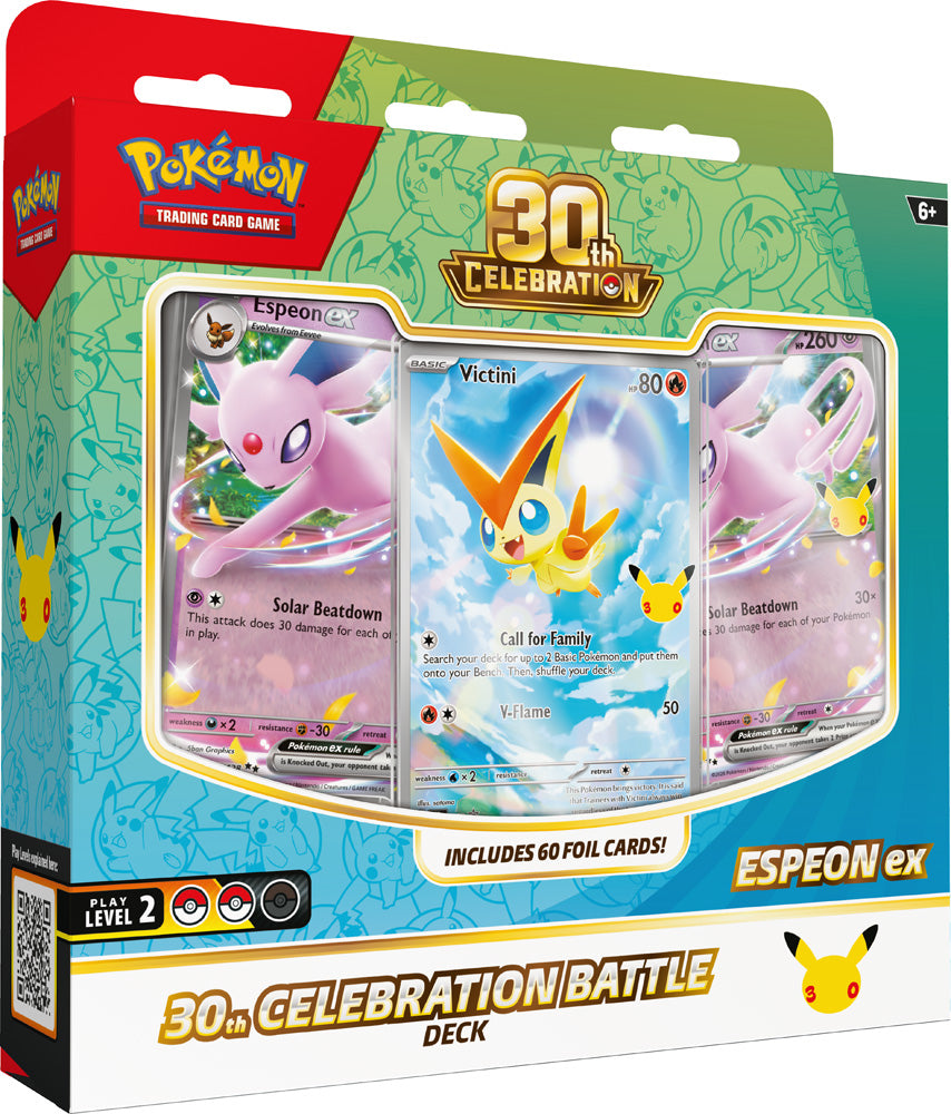 Pokémon TCG: 30th Celebration Battle Deck— Espeon ex / Umbreon ex