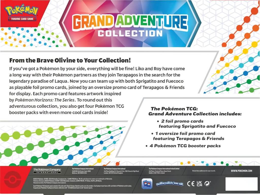 Pokémon TCG: Grand Adventure Collection Box