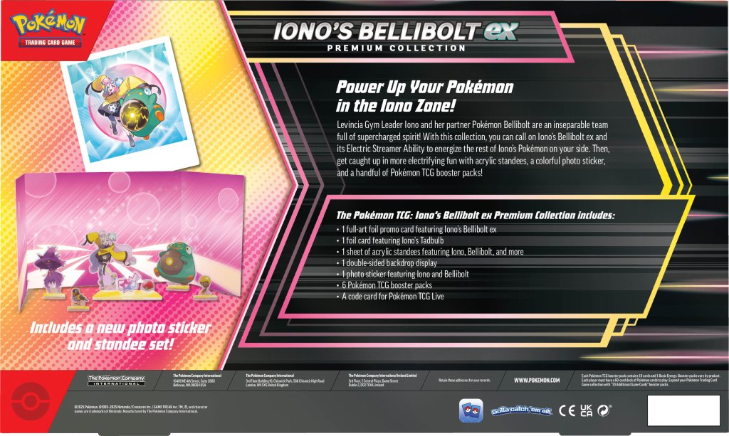 Pokémon TCG: Iono's Bellibolt ex Premium Collection Box