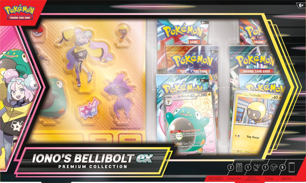 Pokémon TCG: Iono's Bellibolt ex Premium Collection Box