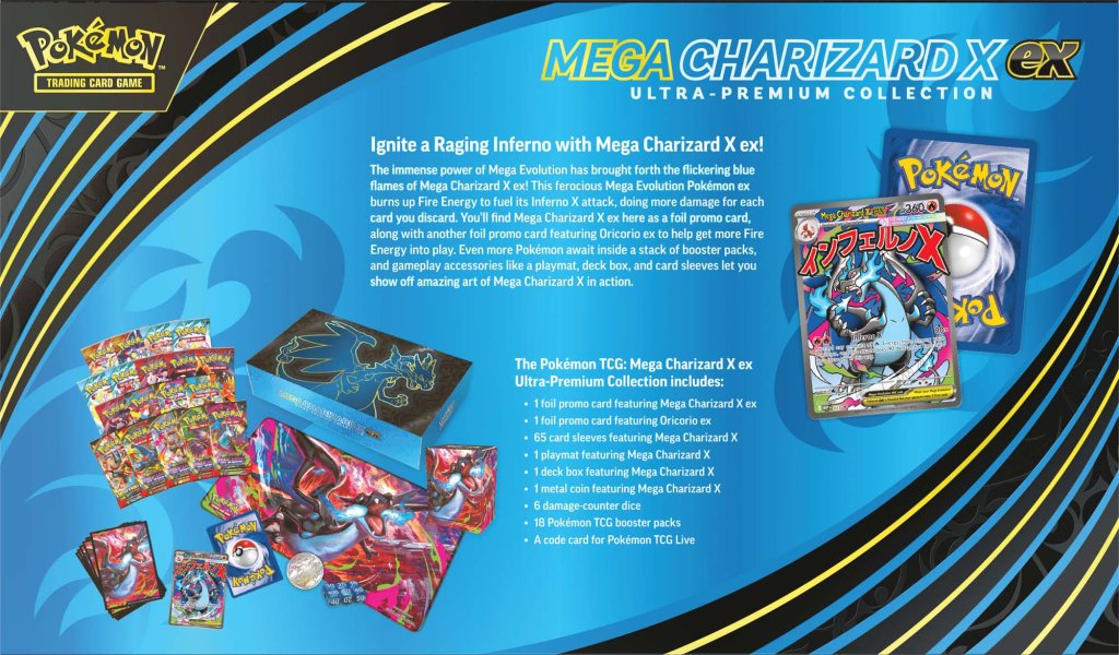 Pokémon TCG: Mega Charizard X ex Ultra-Premium Collection