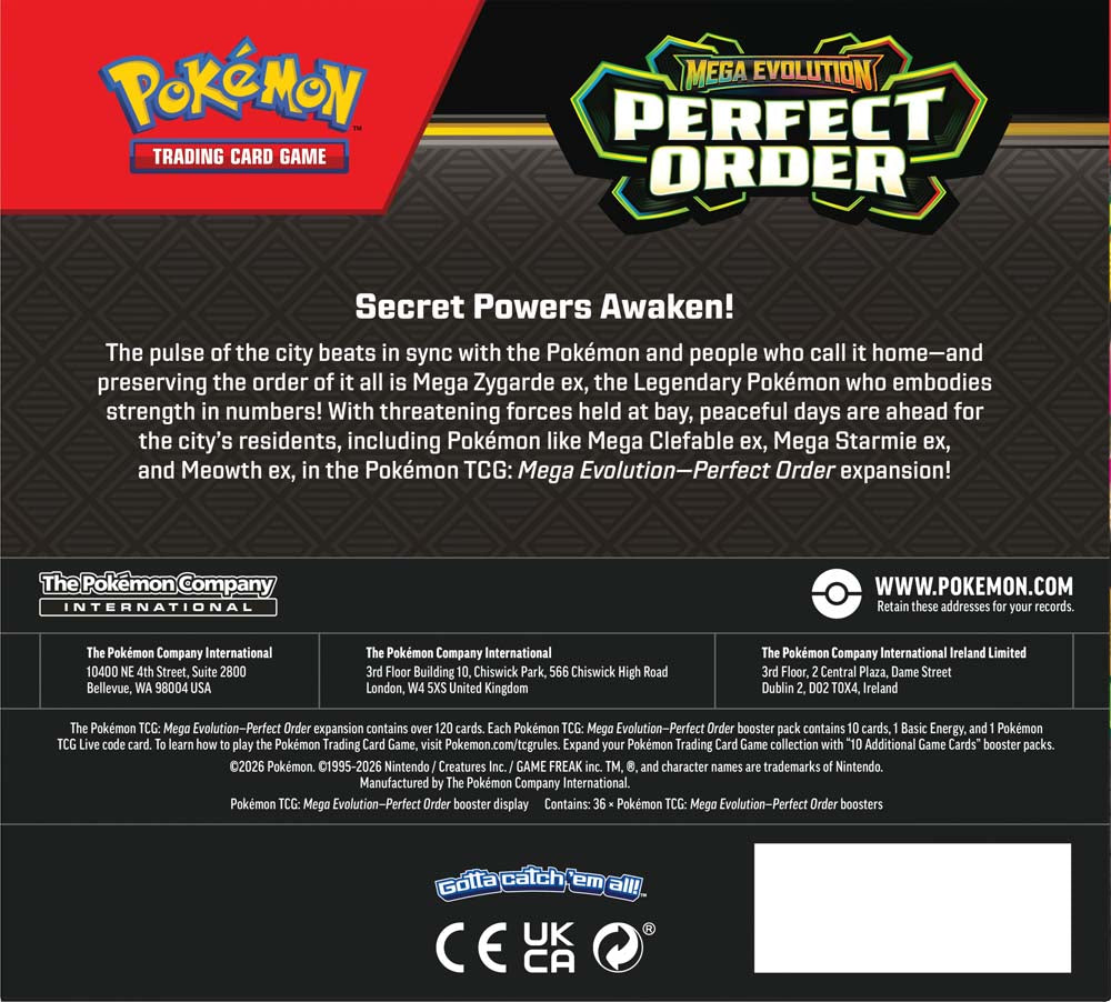 Pokémon TCG: Mega Evolution - Perfect Order Booster Box