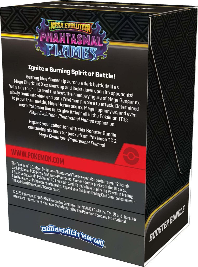 Pokémon TCG: Mega Evolution - Phantasmal Flames Booster Bundle