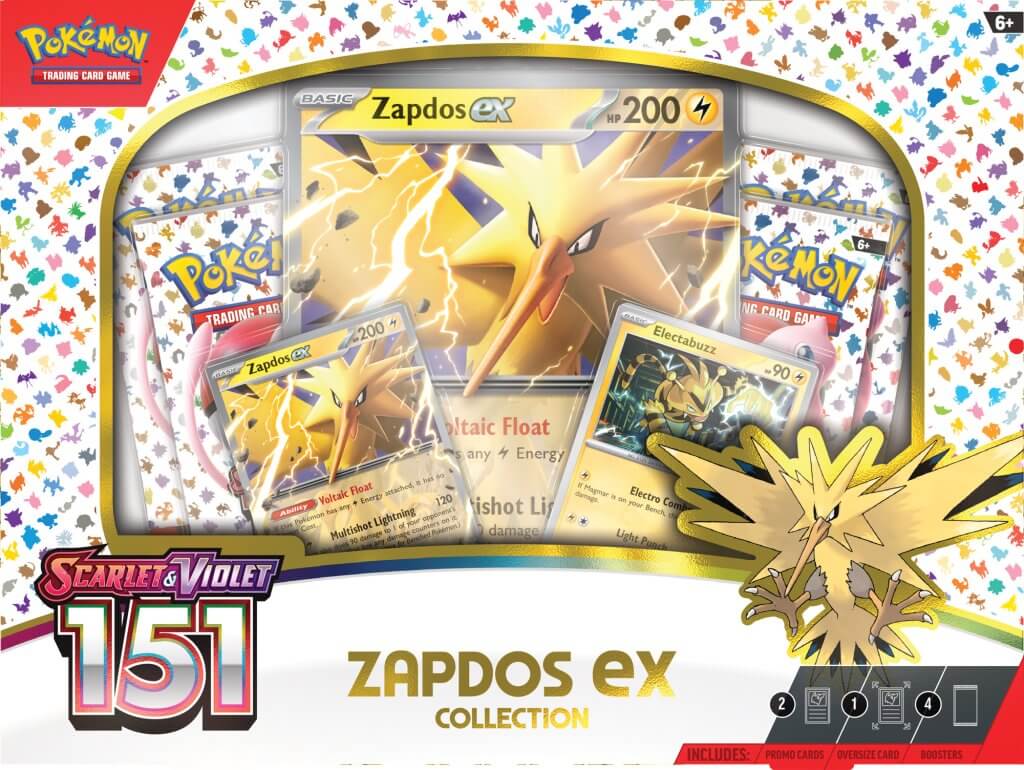 Pokémon TCG: Scarlet & Violet 151 Collection—Zapdos ex