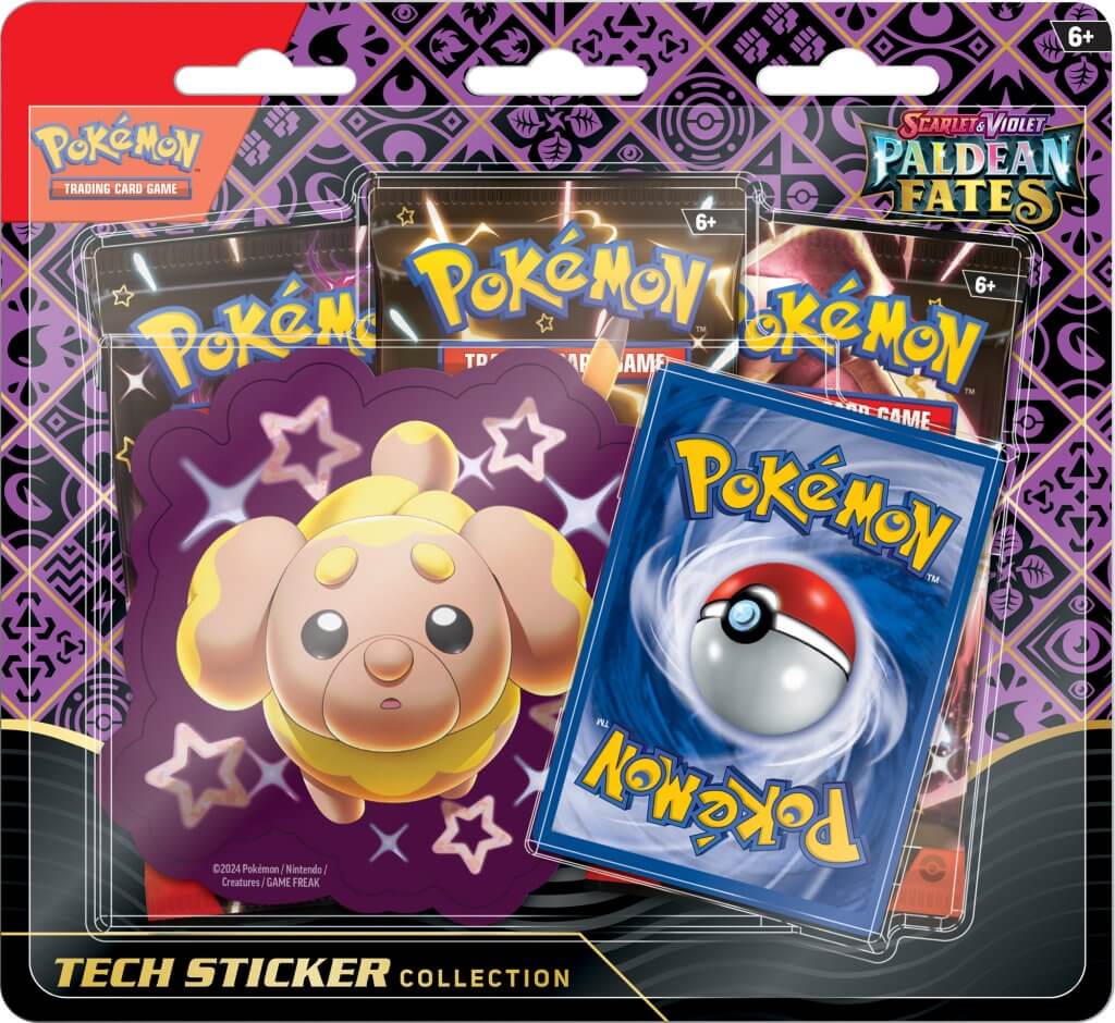Pokémon TCG: Scarlet & Violet 4.5 Paldean Fates Tech Sticker Blister