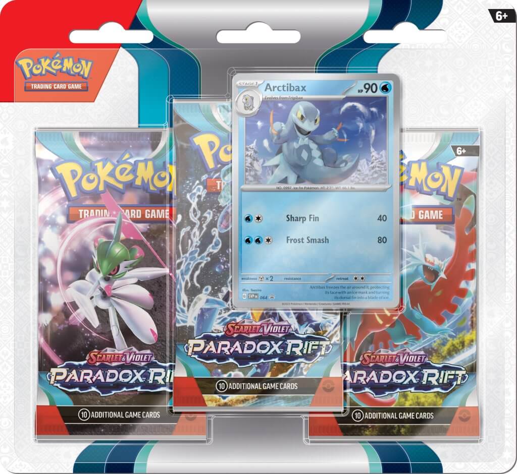 Pokémon TCG: Scarlet & Violet 4 Paradox Rift Three Booster Blister