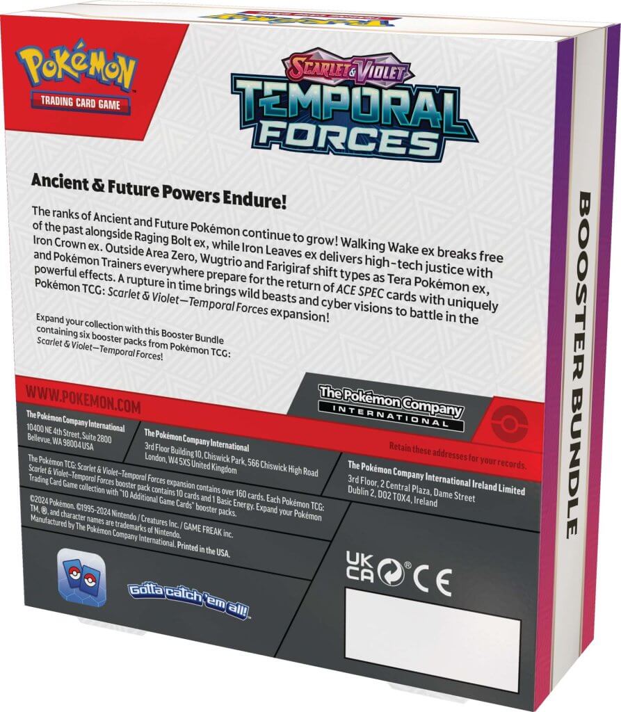 Pokémon TCG: Scarlet & Violet 5 Temporal Forces Booster Bundle