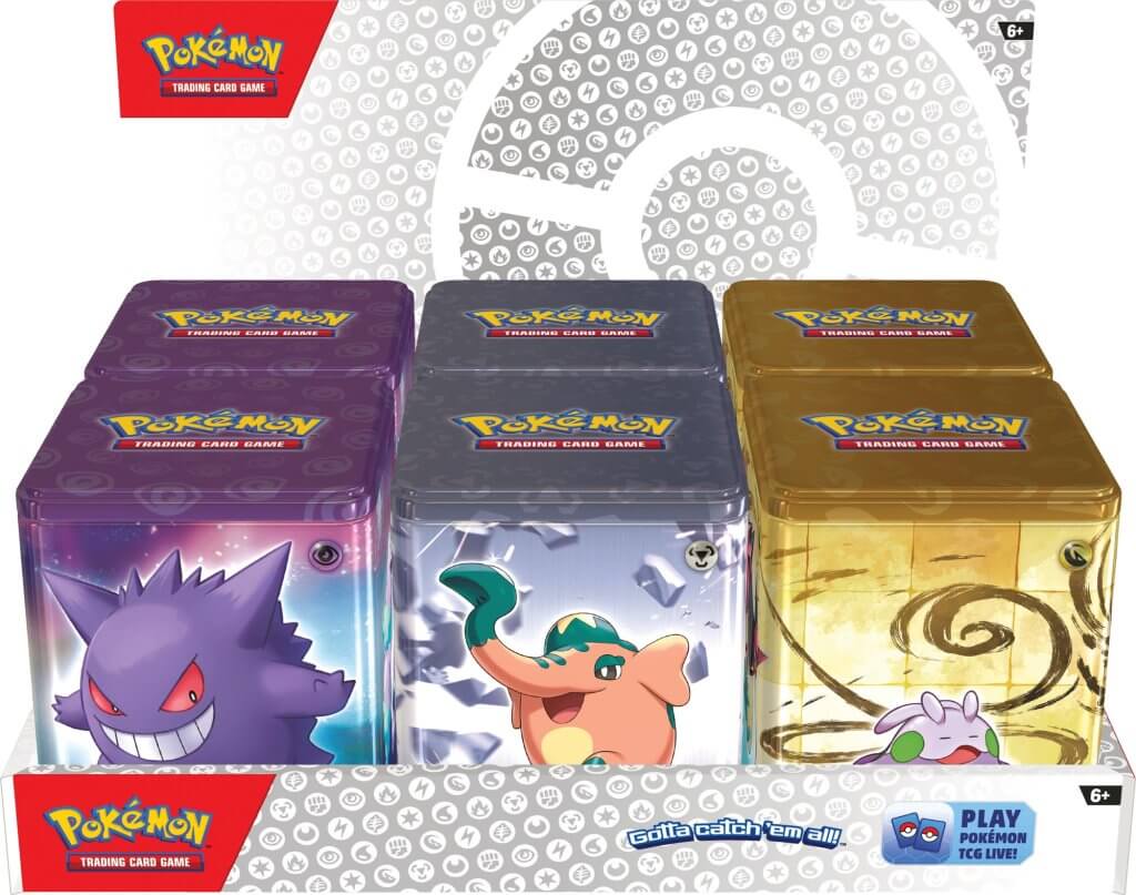 Pokémon TCG: Stacking Tin (Set of 3)