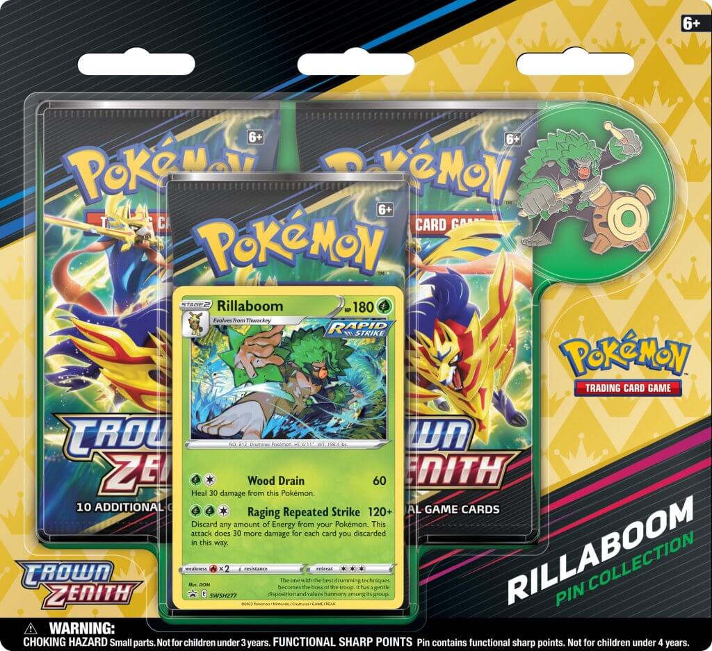 Pokémon TCG: Crown Zenith Pin Blister