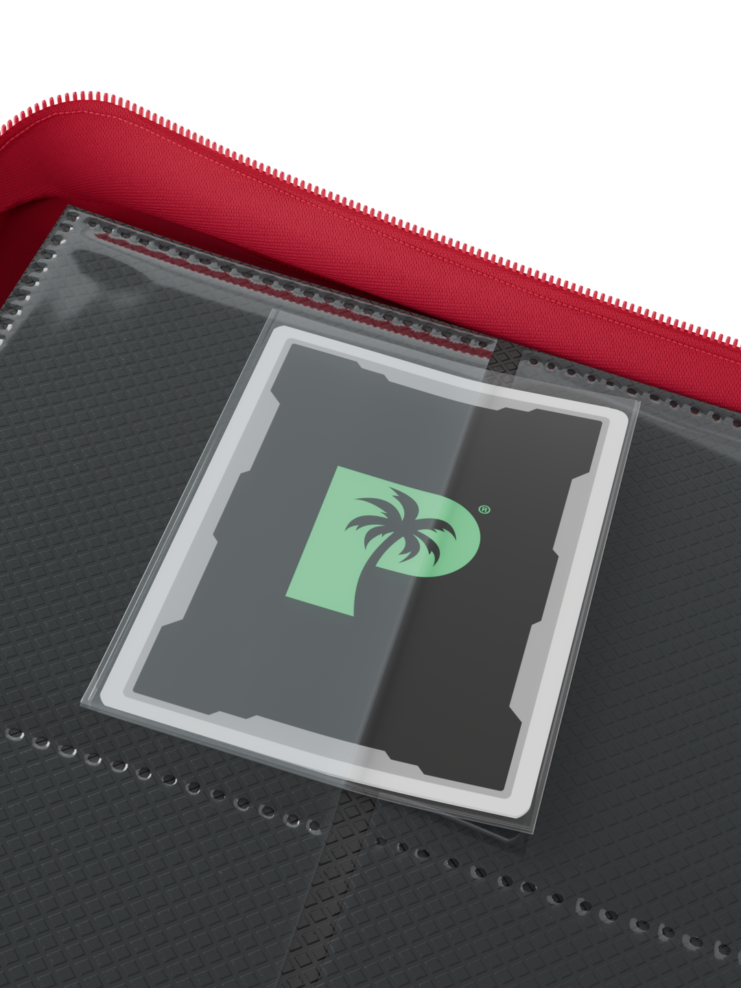 Stealth 12 Pocket Zip Binder - Red