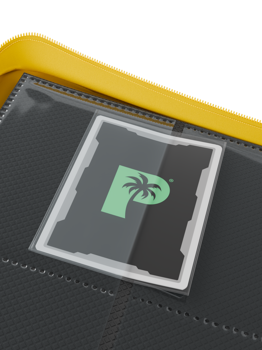 Stealth 12 Pocket Zip Binder - Yellow