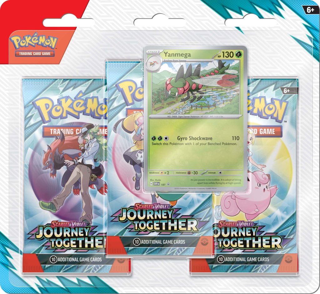 Pokémon TCG: Scarlet & Violet 9 Journey Together Three Booster Blister