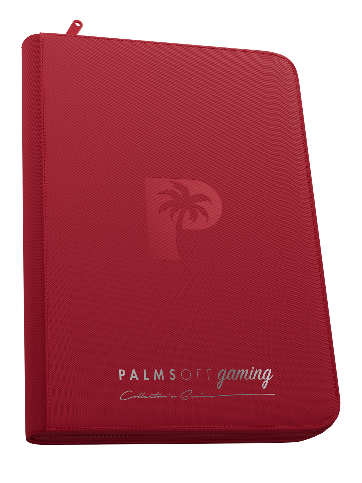 Collector's Series Top Loader Zip Binder - 9 Pocket -Red