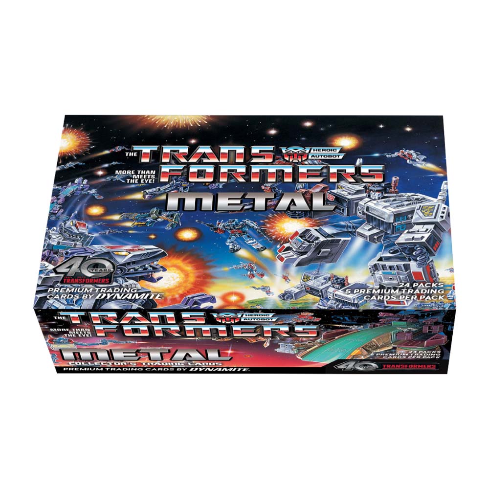 Transformers 40th Anniversary Metal Trading Cards Collector's Set Pack