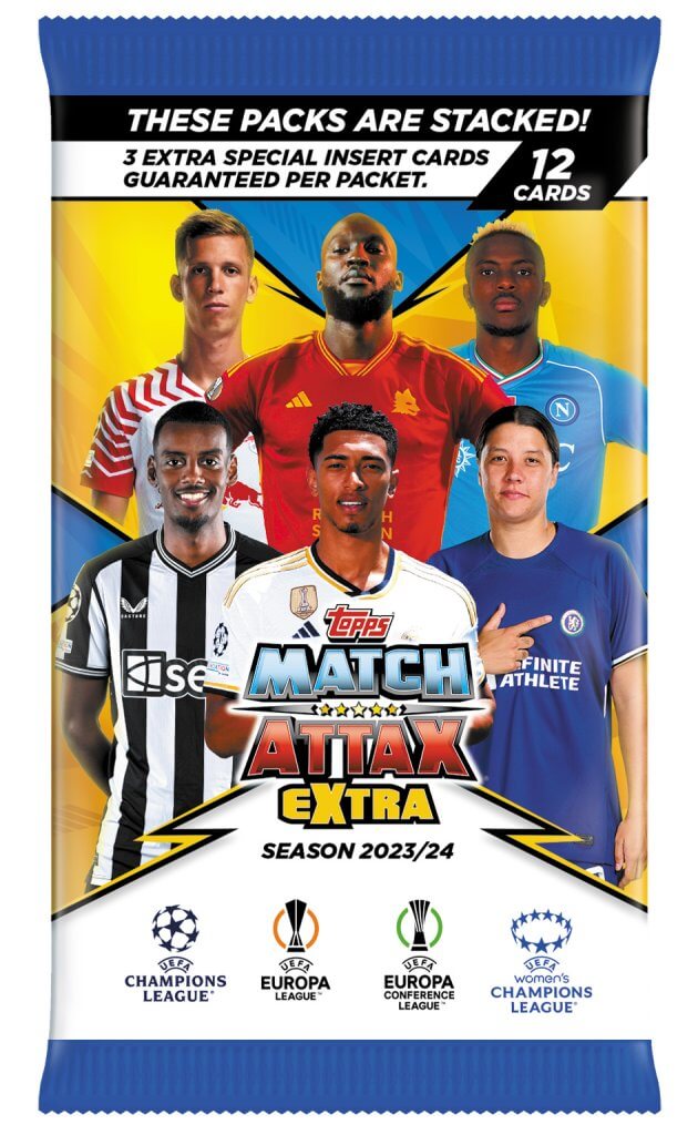 UEFA Match Attax EXTRA Champions League 2023/2024 Edition Trading Card Pack