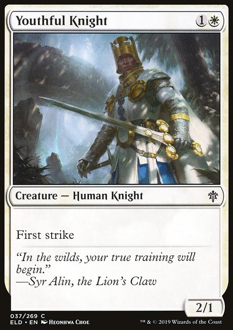 Youthful Knight - Throne of Eldraine