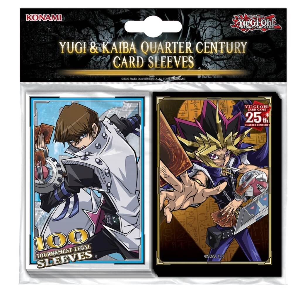 Yu-Gi-Oh! Yugi & Kaiba Quarter Century Card Sleeves (100ct)