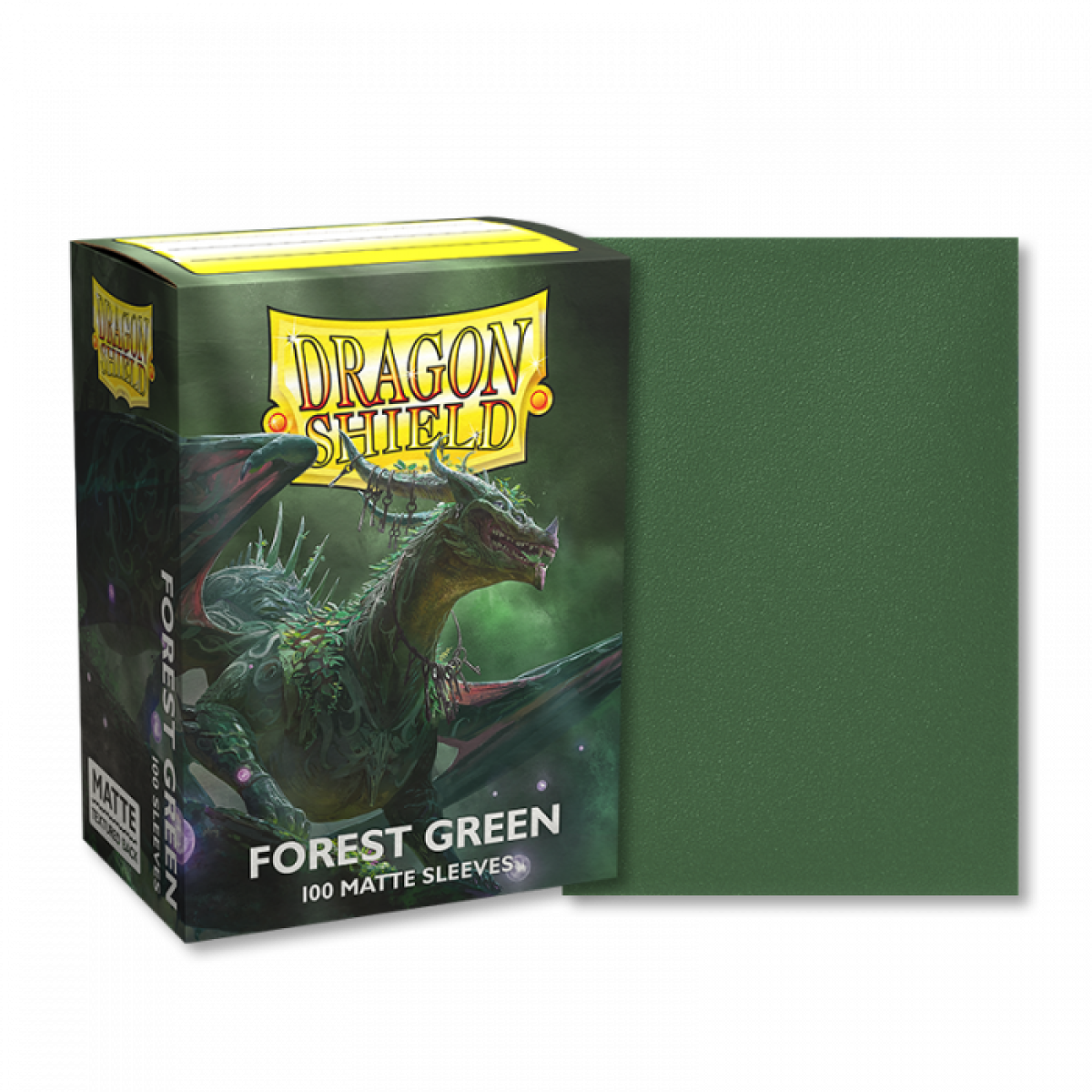 Dragon Shield Matte Forest Green Sleeves (100 pack)