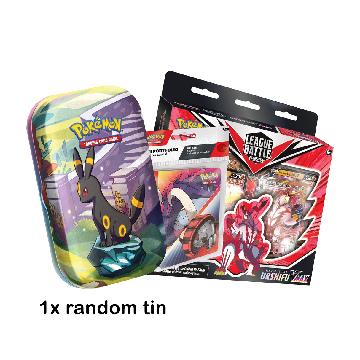 Pokémon TCG: Prismatic Evolutions Tin Bundle (Urshifu)